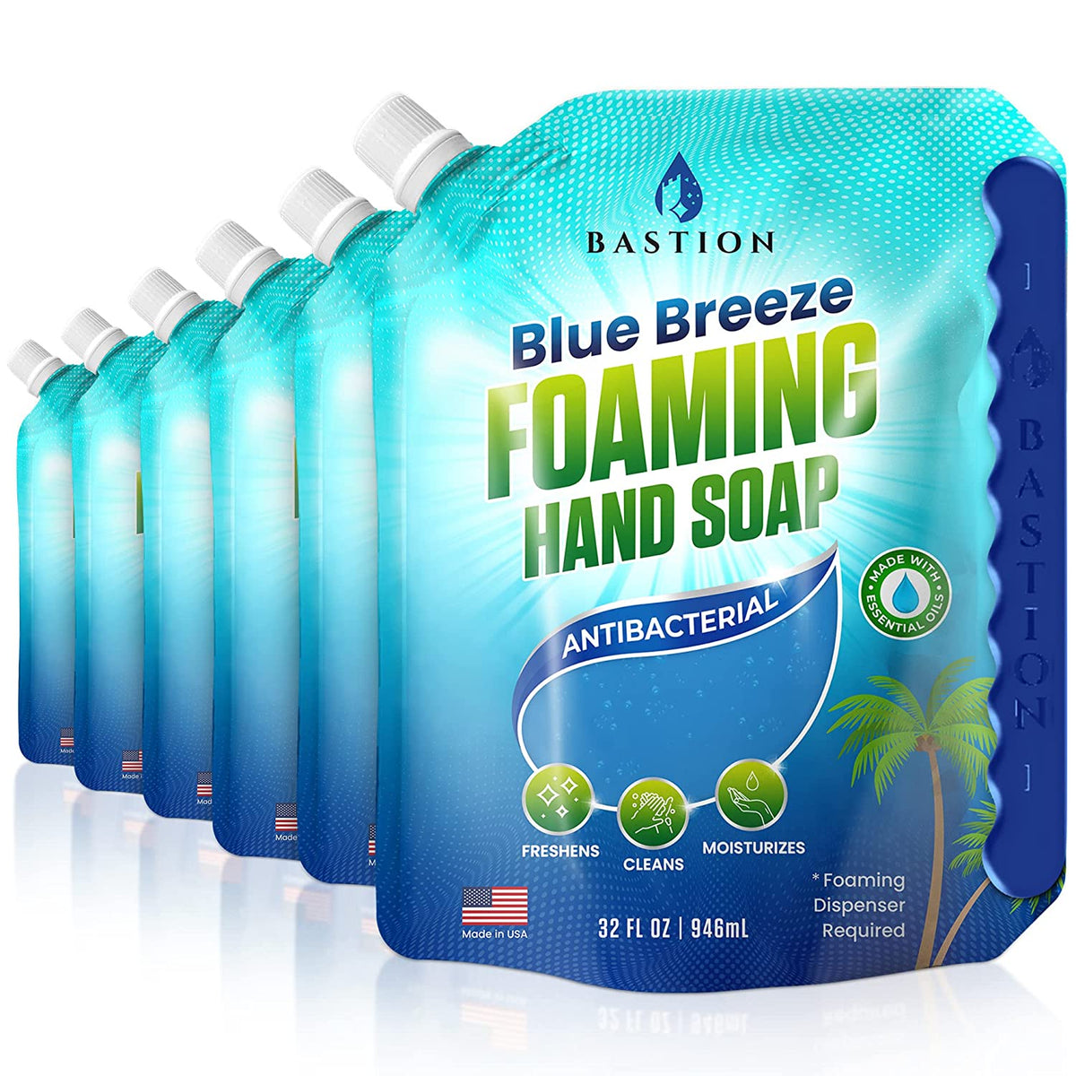 Blue Breeze Antibacterial Foaming Hand Soap (6 Pack) Rutledge Brands