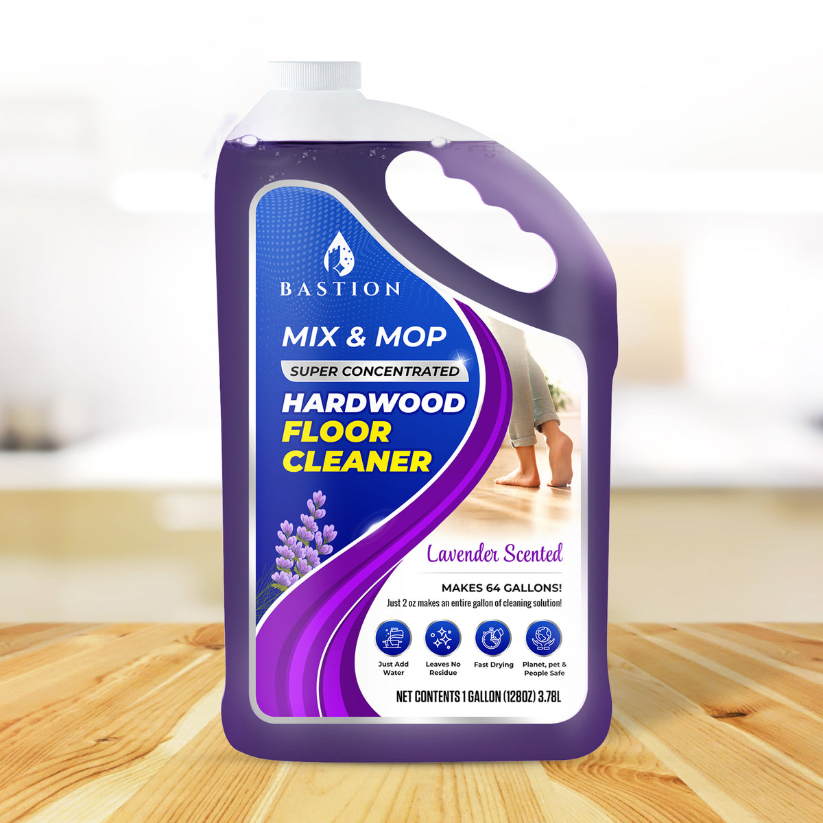 Mix & Mop Hardwood Floor Cleaner Concentrate 128oz – Rutledge Brands