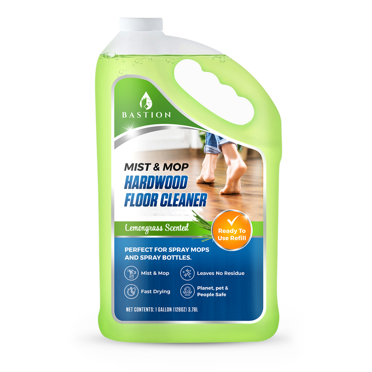 Hard Surface Liquid Floor Cleaner Solution - Lemongrass – Rutledge Brands