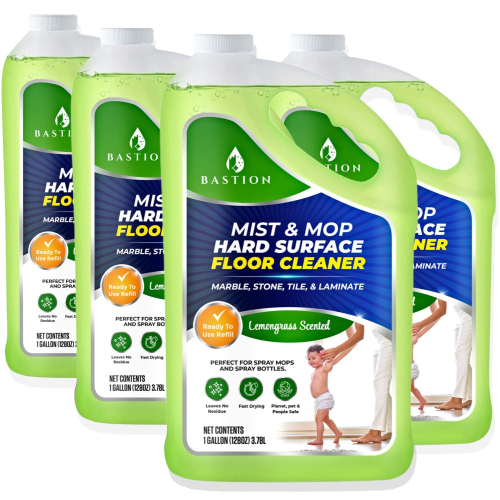Hard Surface Liquid Floor Cleaner Solution - Lemongrass (4 Pack) – Rutledge  Brands