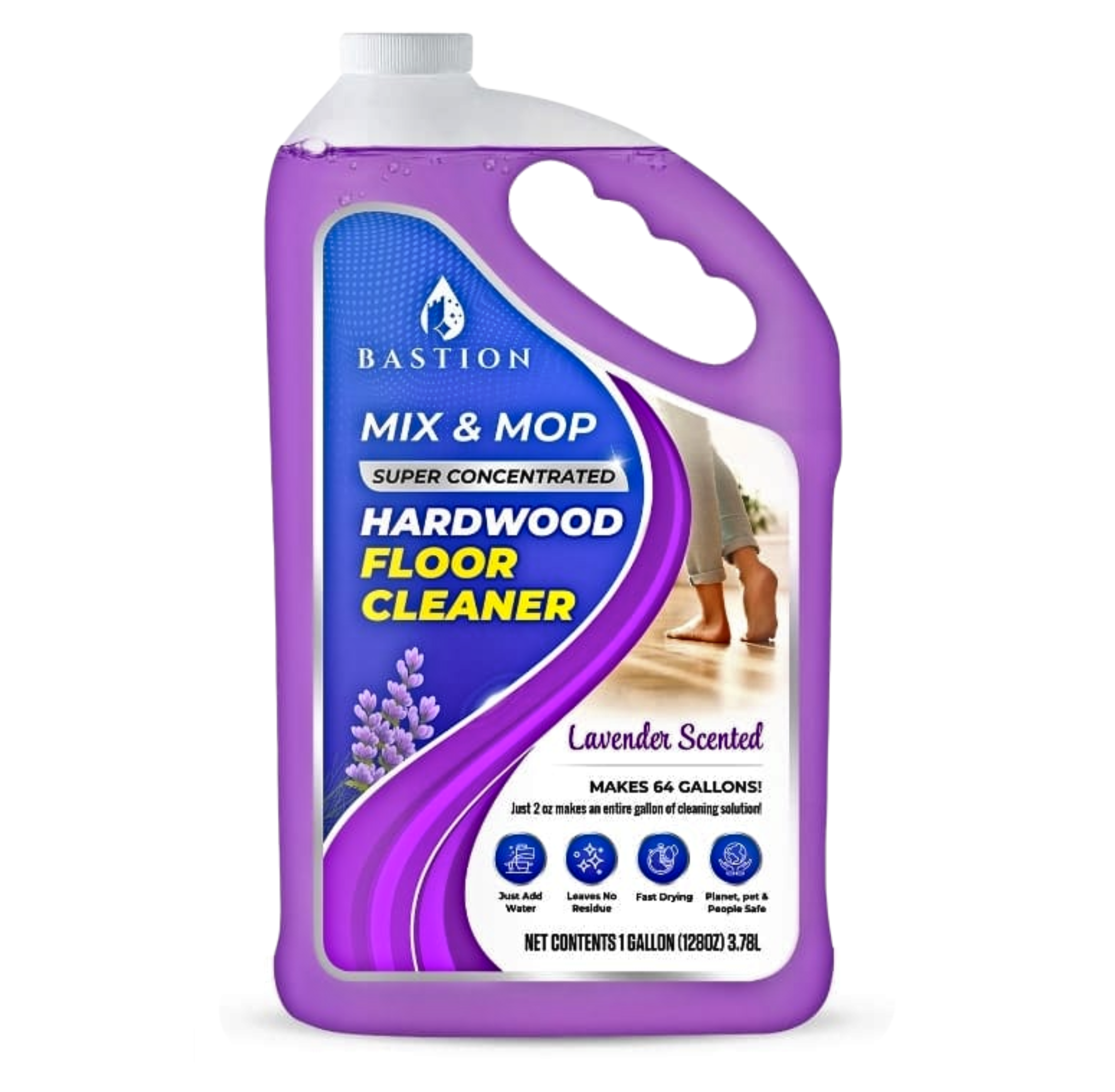 Multi-Purpose Cleaner & Deodorizer Pet Odor Eliminator, Multi-Surface Cleaner Concentrate for Floor, Carpet, Hardwood, Tile - Ocean Breeze Scent, PH